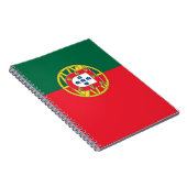 Notitieboek met vlag van Portugal (Rechterzijde)