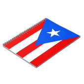 Notitieboek met vlag van Puerto Rico (Linkerzijde)