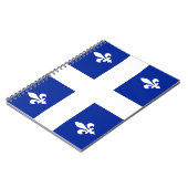 Notitieboek met vlag van Quebec (Linkerzijde)