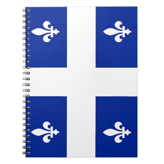 Notitieboek met vlag van Quebec (Voorkant)