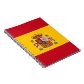 Notitieboek met vlag van Spanje (Rechterzijde)