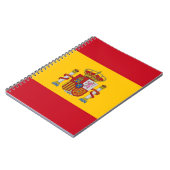 Notitieboek met vlag van Spanje (Linkerzijde)