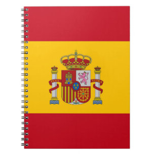 Notitieboek met vlag van Spanje