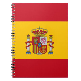 Notitieboek met vlag van Spanje
