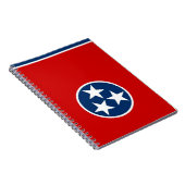 Notitieboek met vlag van Tennessee (Rechterzijde)