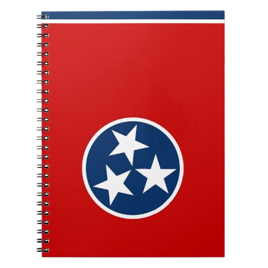 Notitieboek met vlag van Tennessee (Voorkant)