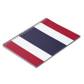 Notitieboek met vlag van Thailand (Linkerzijde)