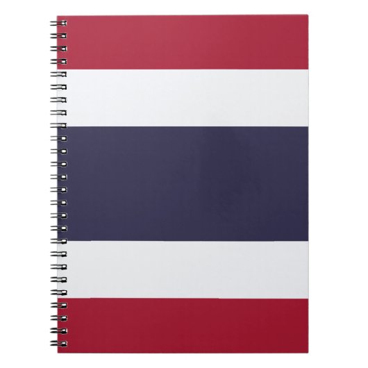 Notitieboek met vlag van Thailand (Voorkant)