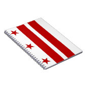 Notitieboek met vlag van Washington DC (Rechterzijde)