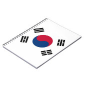 Notitieboek met vlag van Zuid-Korea (Linkerzijde)