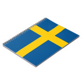 Notitieboek met vlag van Zweden (Linkerzijde)