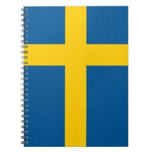 Notitieboek met vlag van Zweden
