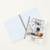 Notitieboek met wetenschaps- en scheikundethema (Binnen)