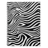 Notitieboek met Zebra Striped Design (Voorkant)