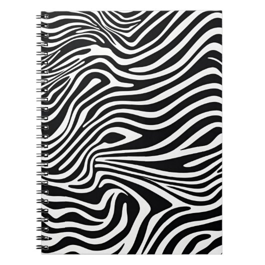 Notitieboek met Zebra Striped Design (Voorkant)