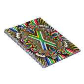 Notitieboek met Zuid-Afrikaanse kleuren Abstract D (Rechterzijde)