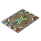 Notitieboek met Zuid-Afrikaanse kleuren Abstract D (Linkerzijde)