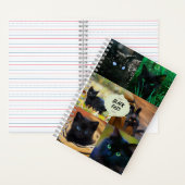 Notitieboek met zwarte katten (Binnen)