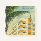  Notitieboek Miami Art Deco Spiral (Voorkant)
