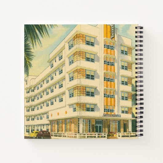  Notitieboek Miami Art Deco Spiral (Achterkant)