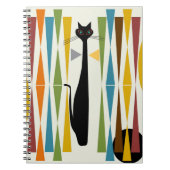Notitieboek MidMod Art Cat 2 (Voorkant)