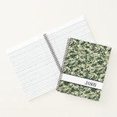 Notitieboek-Militaire Groene Camo Notitieboek (Binnen)