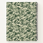Notitieboek-Militaire Groene Camo Notitieboek (Achterkant)