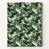 Notitieboek-Militaire Groene Camo Notitieboek (Achterkant)