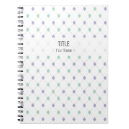  Notitieboek: Mint & Lila Argyle Notitieboek