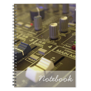 Notitieboek mixconsole