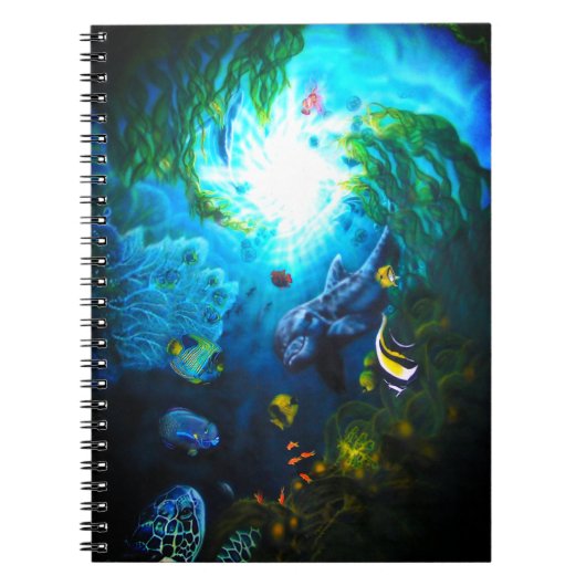Notitieboek Moeder Ocean Dolphin (Voorkant)