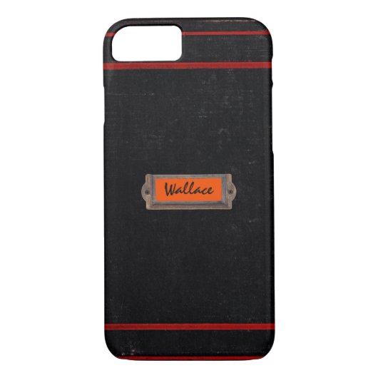 Notitieboek monogram Case-Mate iPhone Case (Achterkant)