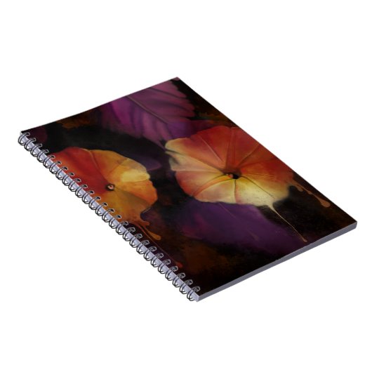 Notitieboek Morning Glory Flowers (Rechterzijde)