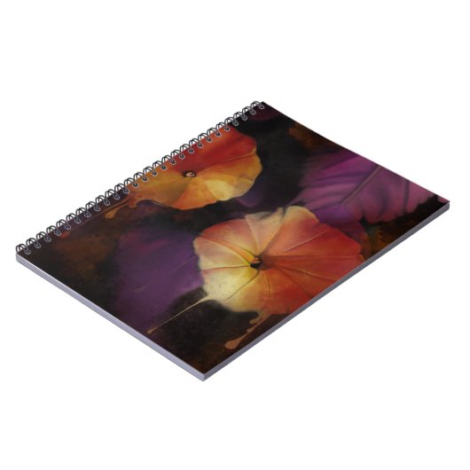 Notitieboek Morning Glory Flowers (Linkerzijde)