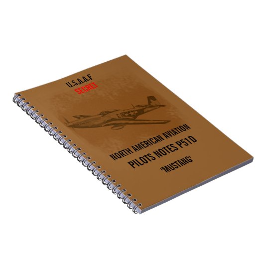 Notitieboek Mustang Pilots (Rechterzijde)