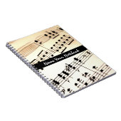 Notitieboek Muzieknoten op maat (Rechterzijde)