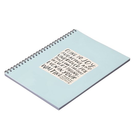 notitieboek "naar vreugde" (Linkerzijde)