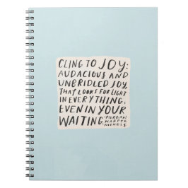 notitieboek "naar vreugde"