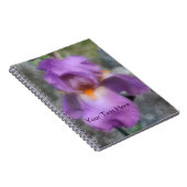 Notitieboek Natuur lavender-gelabelde iris (Rechterzijde)