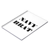 Notitieboek Navy Brat (Linkerzijde)