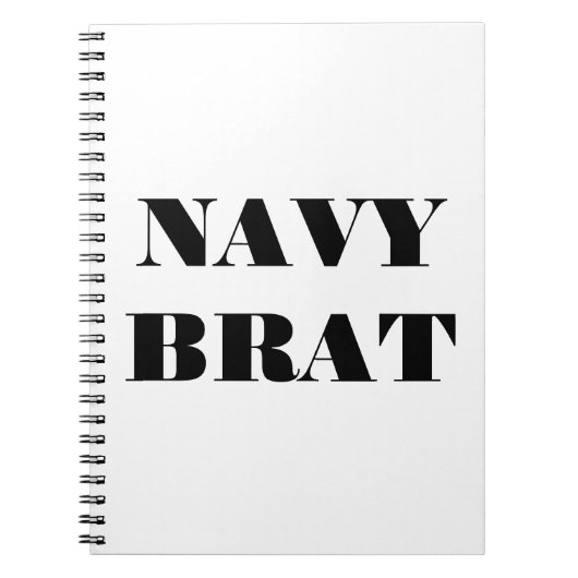 Notitieboek Navy Brat (Voorkant)