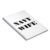 Notitieboek Navy Wife (Rechterzijde)