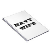 Notitieboek Navy Wife (Rechterzijde)