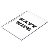 Notitieboek Navy Wife (Linkerzijde)