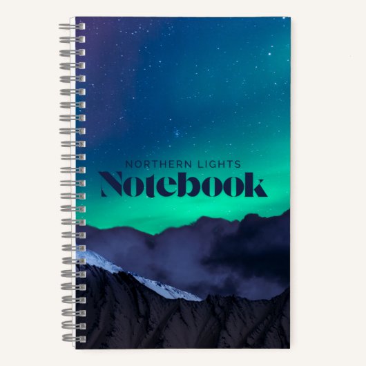 Notitieboek Noordelijke Lichten (Voorkant)