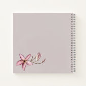 Notitieboek op het Hawaiian Honu en het Plumeria S (Achterkant)