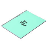 Notitieboek opent je geest (Linkerzijde)