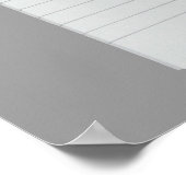 Notitieboek Opmerkingen  Poster (Hoek)