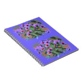 notitieboek paarse asters (Rechterzijde)
