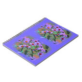 notitieboek paarse asters (Linkerzijde)